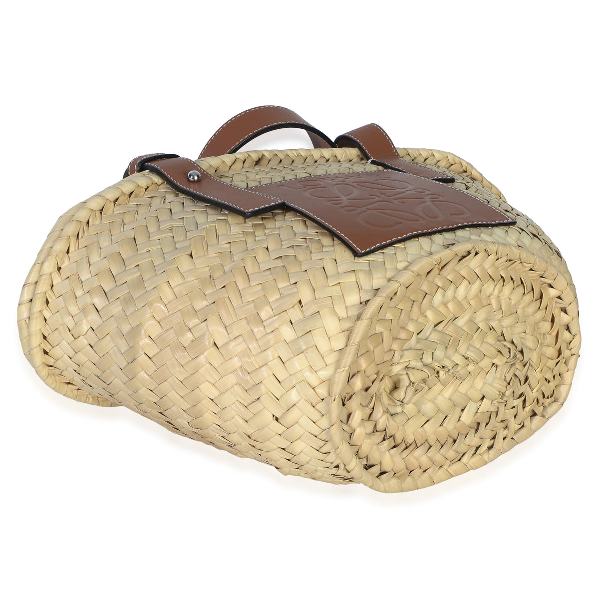 Loewe Natural Tan Raffia Small Basket Bag Handbag 7