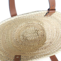 Loewe Natural Tan Raffia Small Basket Bag Handbag 8