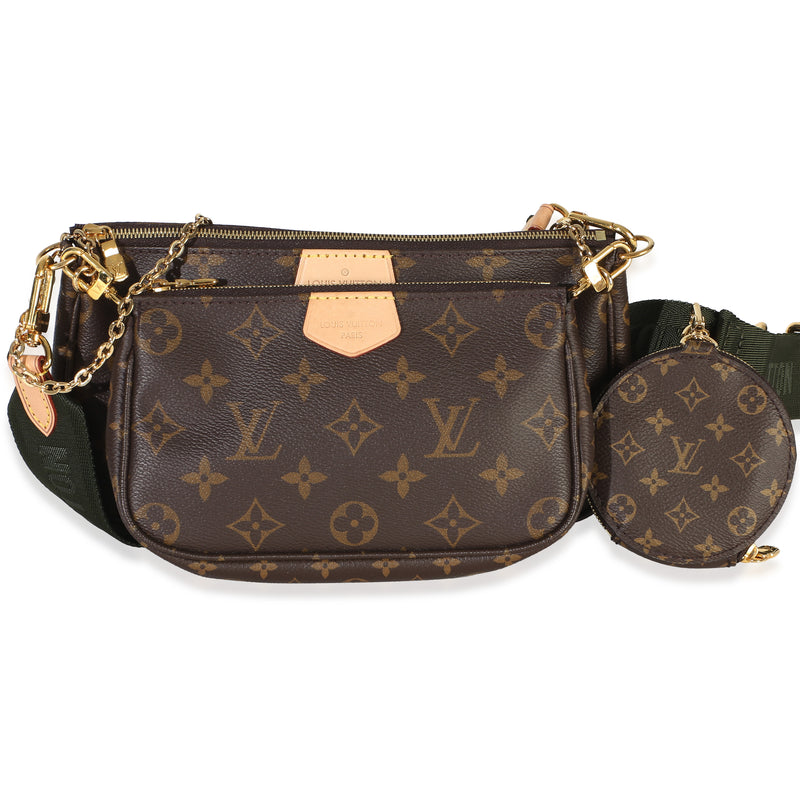 Louis Vuitton Khaki Monogram Canvas Multi Pochette Accessoires Handbag id