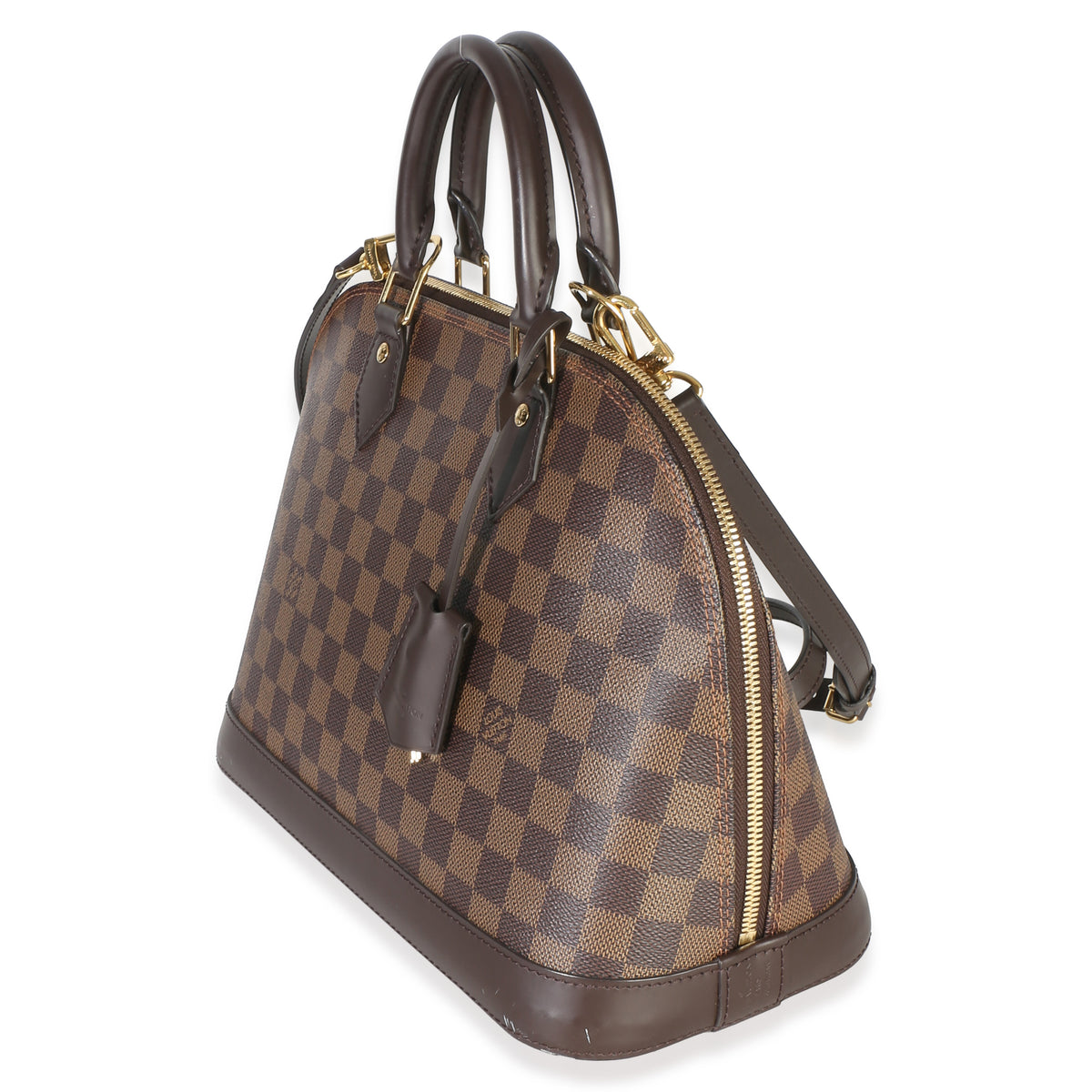Louis Vuitton Damier Ebene Canvas Alma PM Handbag 2