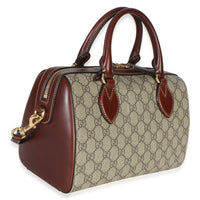 Gucci Brown GG Supreme Canvas Small Boston Bag Handbag 3