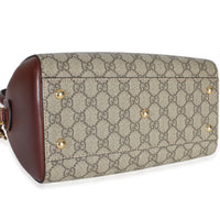Gucci Brown GG Supreme Canvas Small Boston Bag Handbag 7