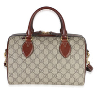 Gucci Brown GG Supreme Canvas Small Boston Bag Handbag id