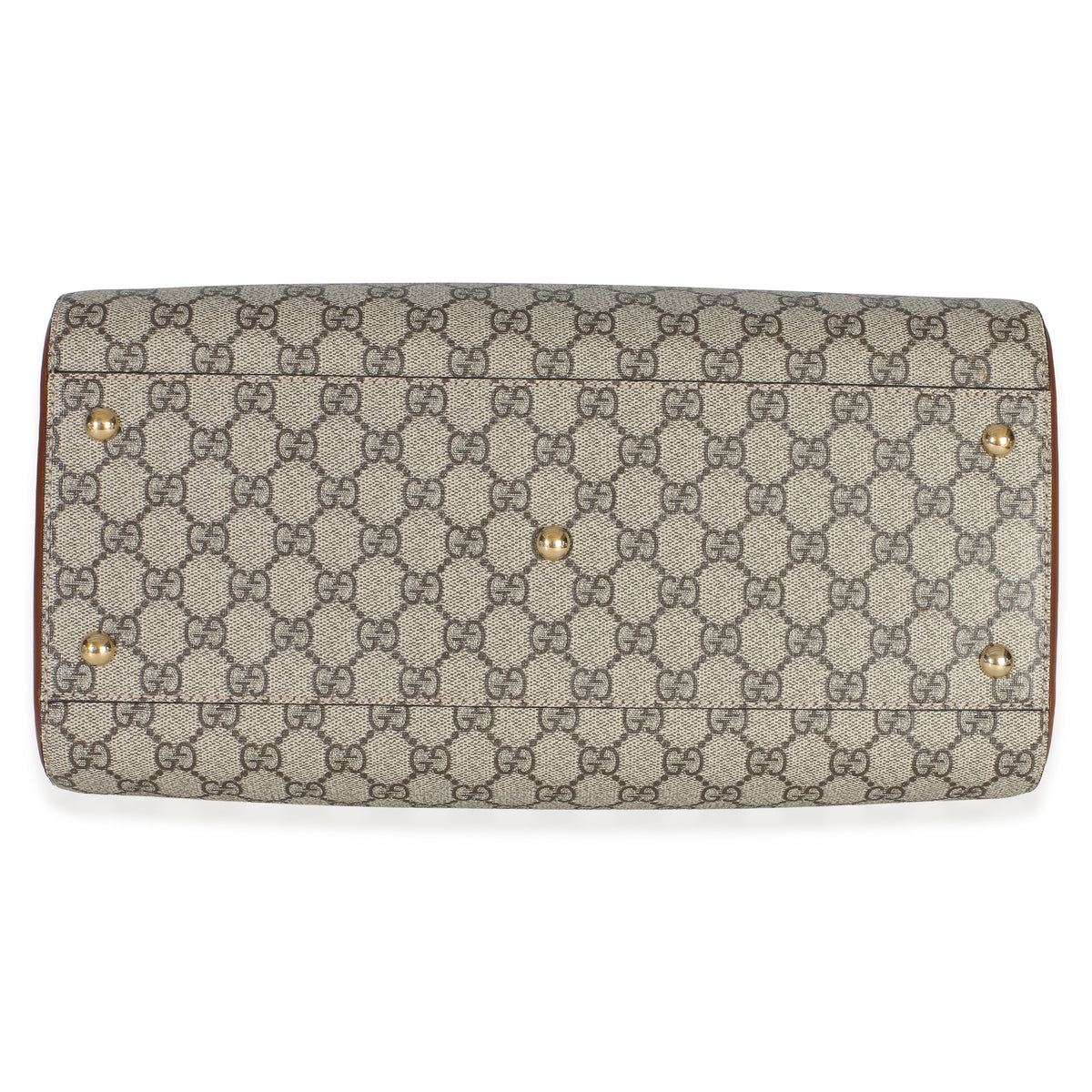Gucci Brown GG Supreme Monogram Large Boston Bag Handbag 5