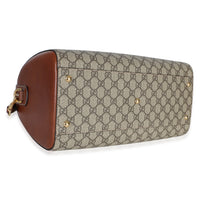 Gucci Brown GG Supreme Monogram Large Boston Bag Handbag 7