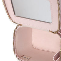 Chanel Pink Quilted Lambskin Coco Chain Mini Vanity Case Handbag 9