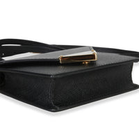 Prada Black Saffiano Card Holder With Strap Handbag 7