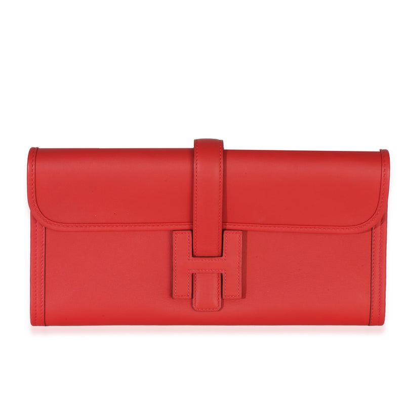 Hermès Rouge Tomate Evercolor Jige Elan 29 Handbag fv
