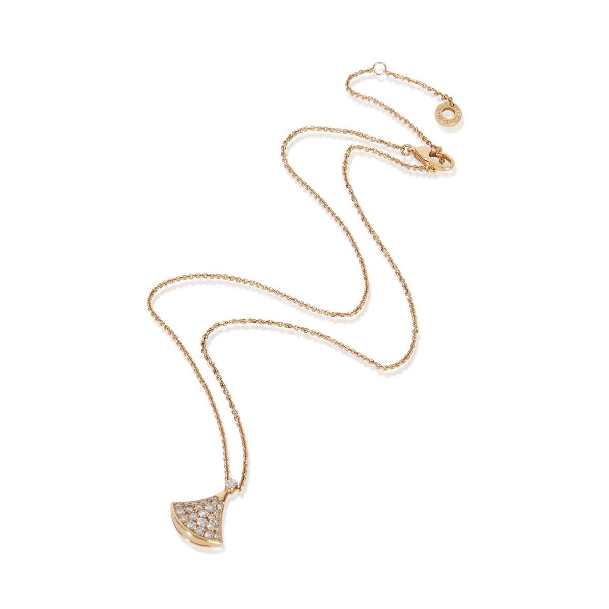 BVLGARI Rose Gold Diamond Diva's Dream Pendant 3