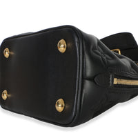 Louis Vuitton Black Bubblegram Calfskin Alma BB Handbag 6