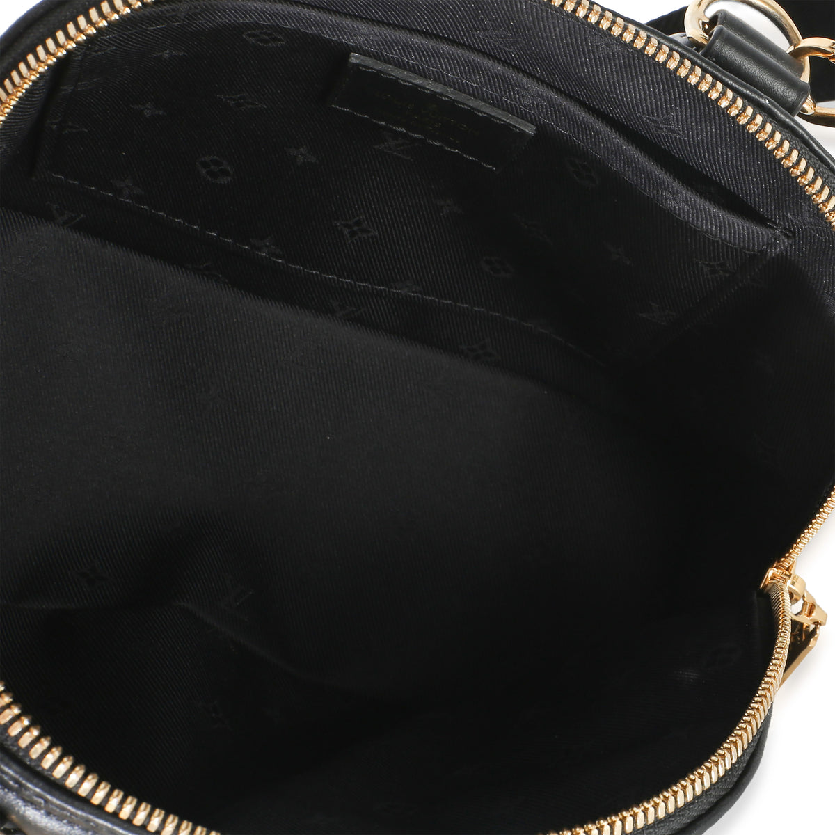 Louis Vuitton Black Bubblegram Calfskin Alma BB Handbag 8