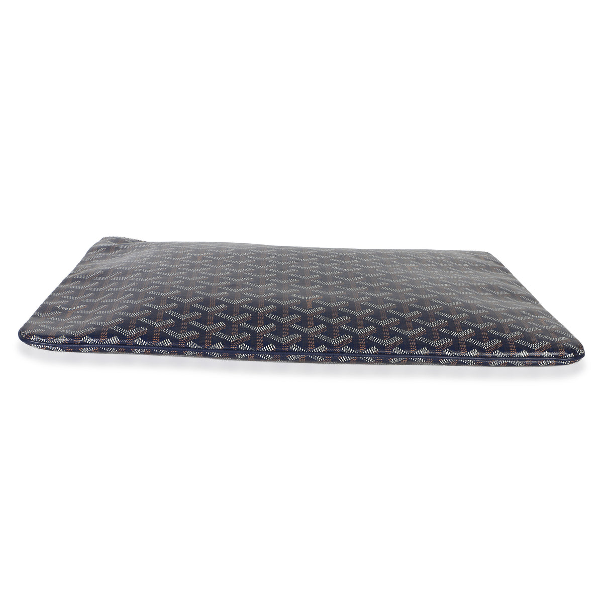 Goyard Navy ine Canvas Senat Pouch GM Handbag 5