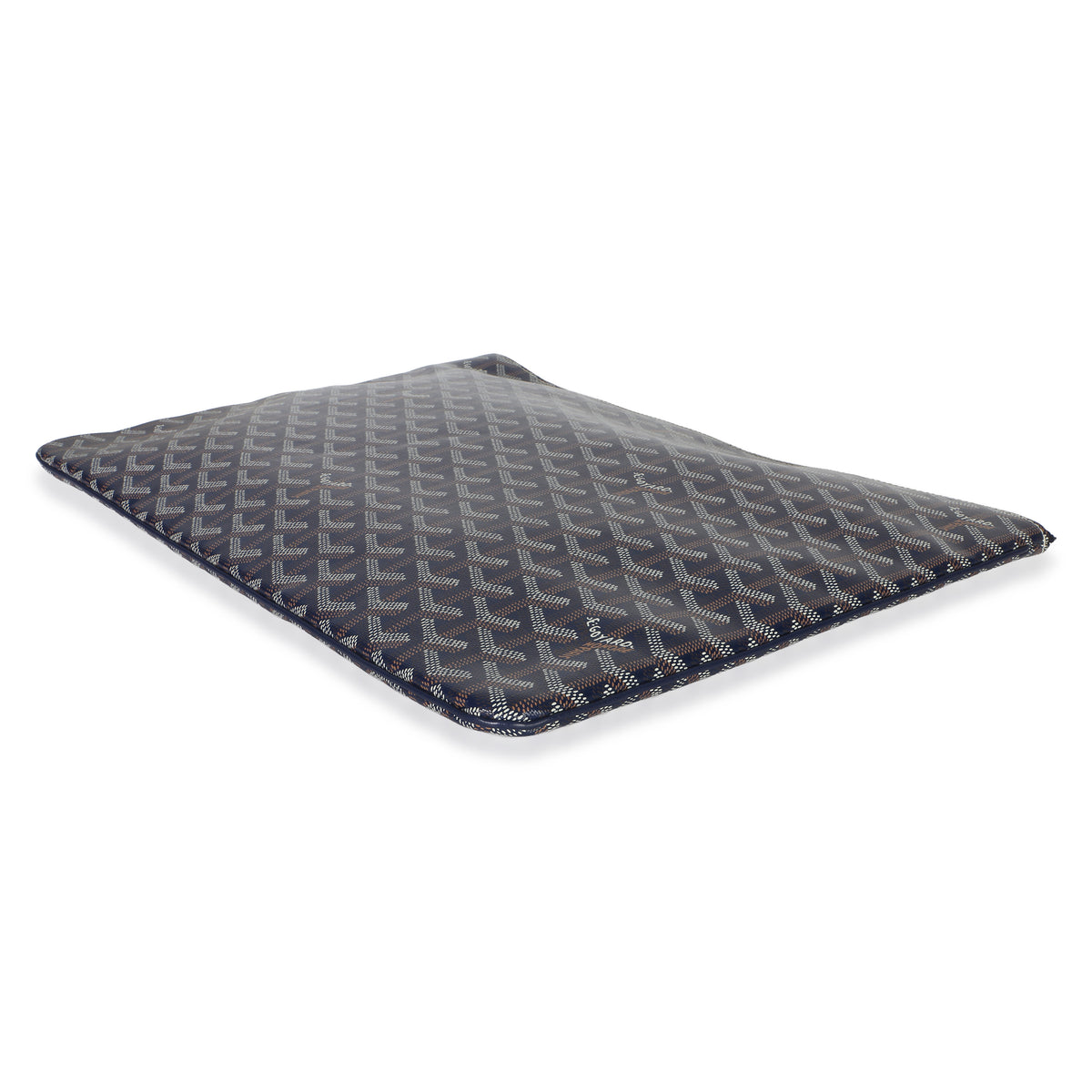 Goyard Navy ine Canvas Senat Pouch GM Handbag 6