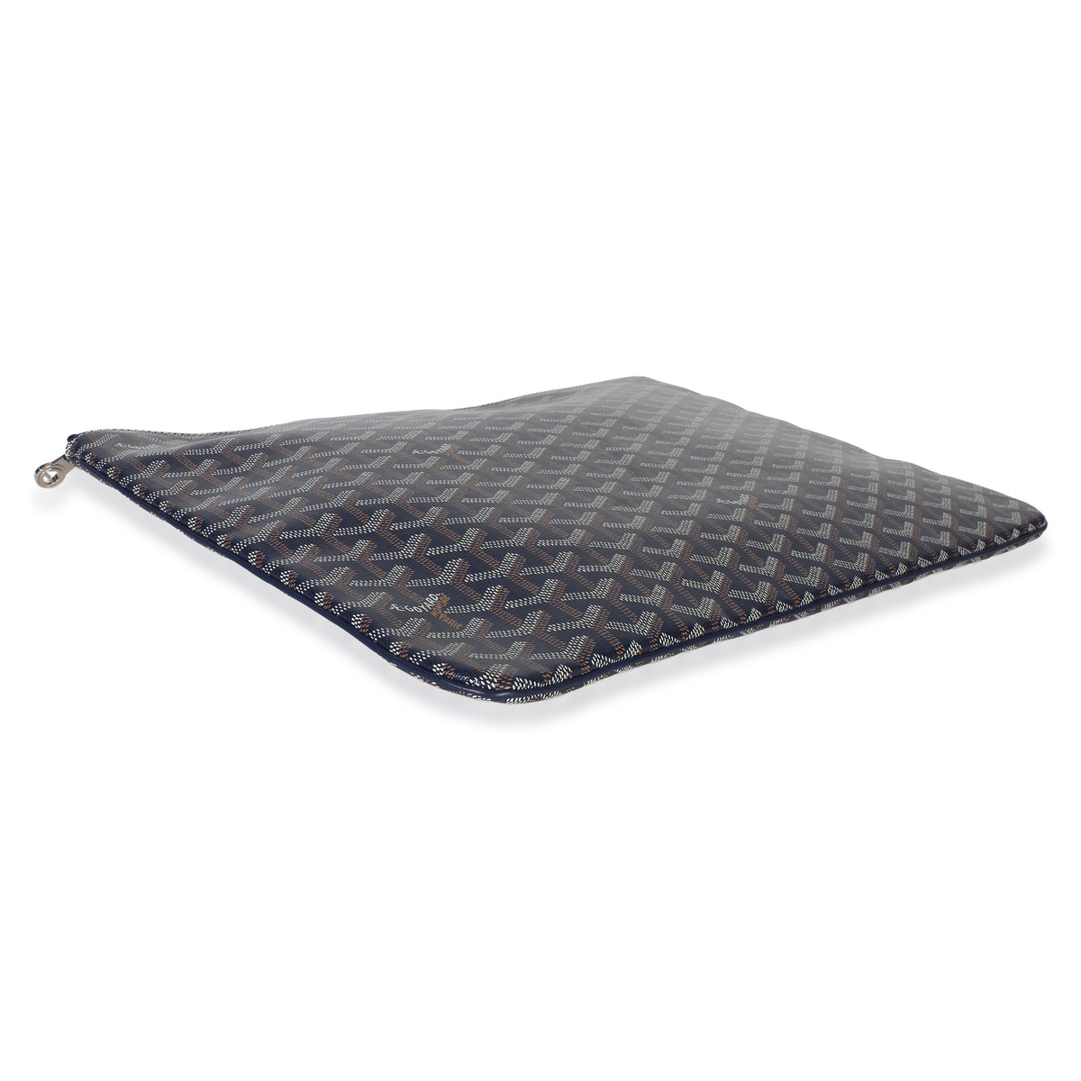 Goyard Navy ine Canvas Senat Pouch GM Handbag 7