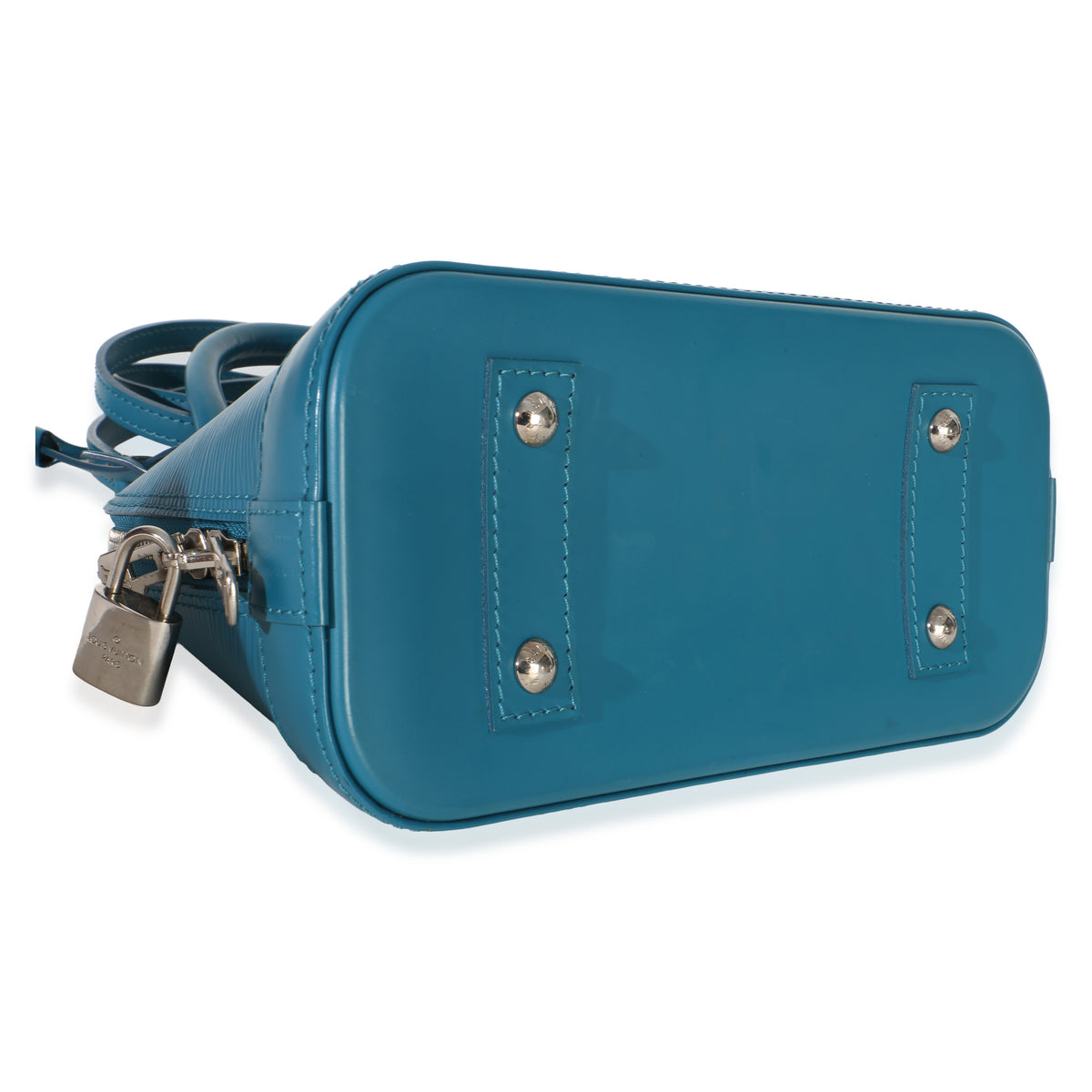 Louis Vuitton Cyan Epi Alma BB Handbag 6