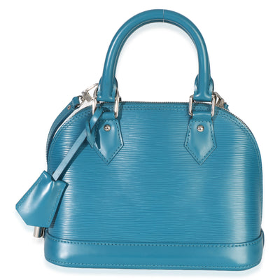 Louis Vuitton Cyan Epi Alma BB Handbag fv