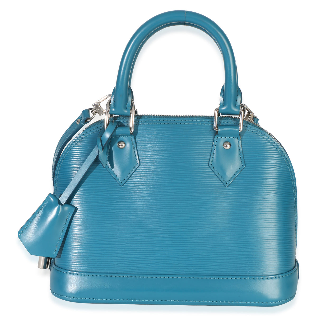 Louis Vuitton Cyan Epi Alma BB Handbag fv