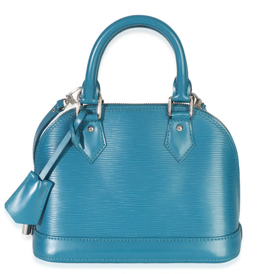 Louis Vuitton Cyan Epi Alma BB Handbag id