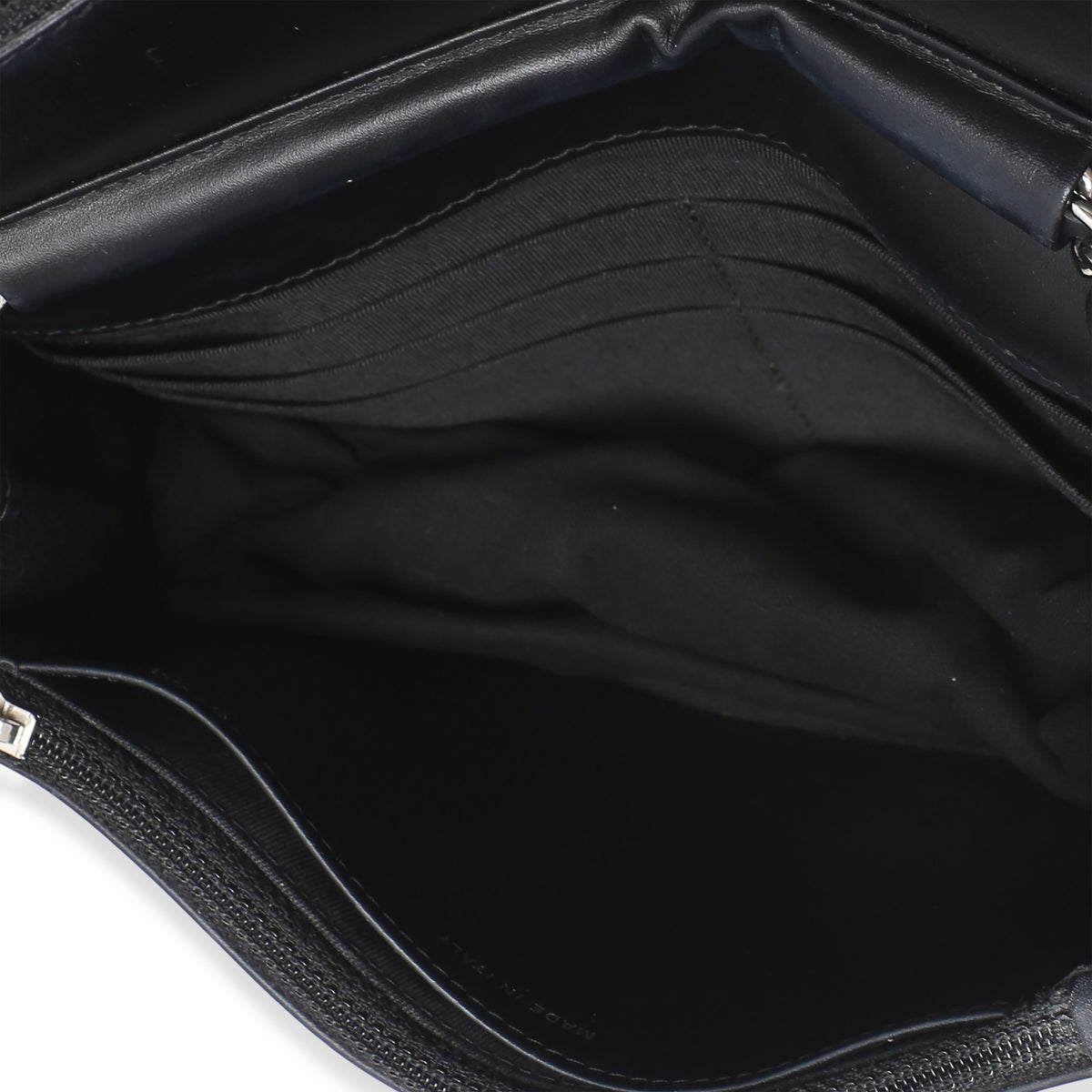 Chanel Black Quilted Patent Classic Wallet On Chain Handbag 8
