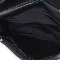 Chanel Black Quilted Patent Classic Wallet On Chain Handbag 8