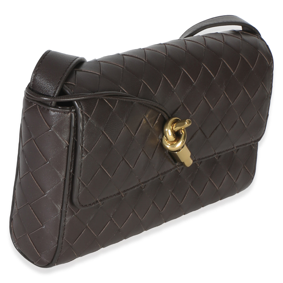 Bottega Veneta Fondant Nappa Intrecciato Andiamo Crossbody Handbag 3