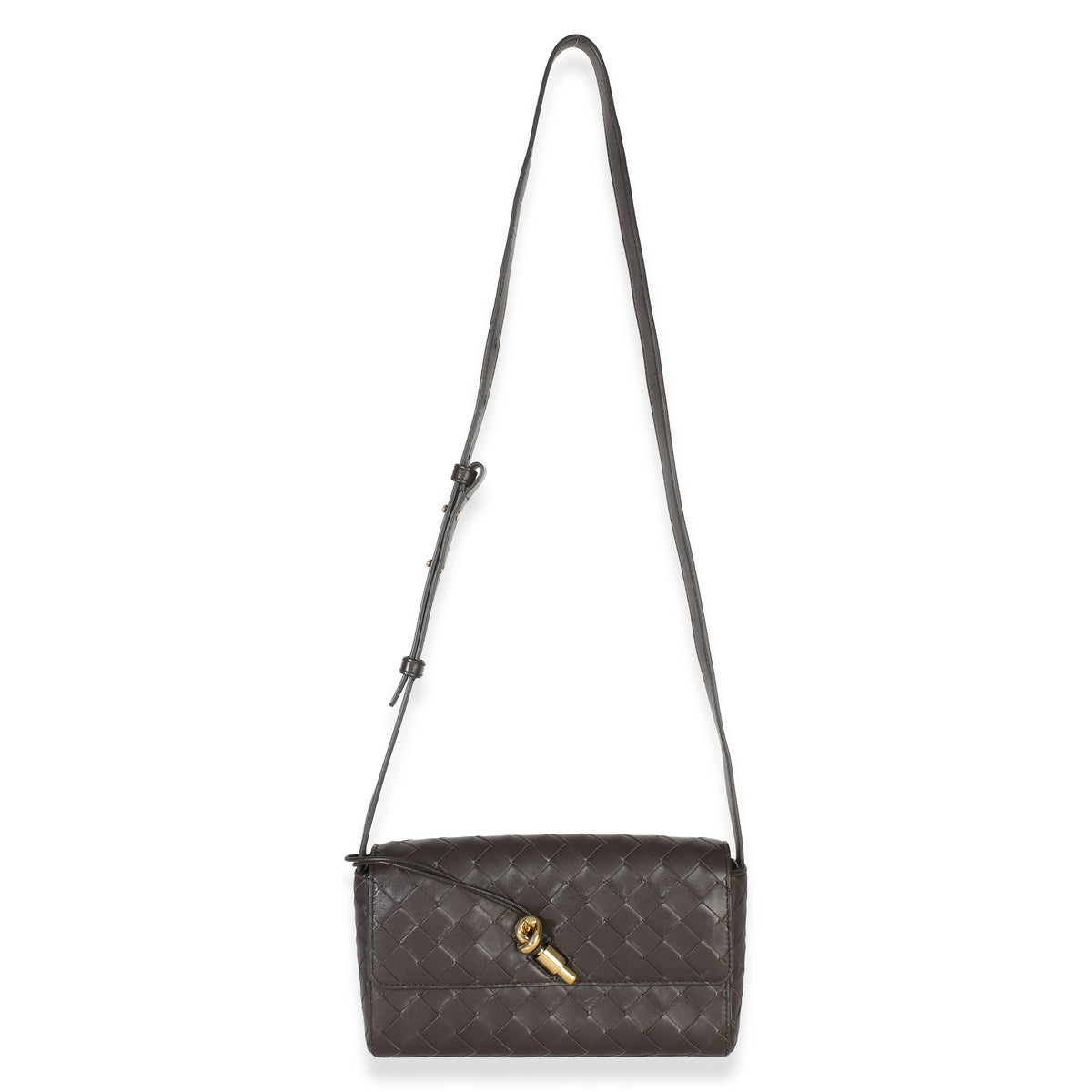 Bottega Veneta Fondant Nappa Intrecciato Andiamo Crossbody Handbag 8