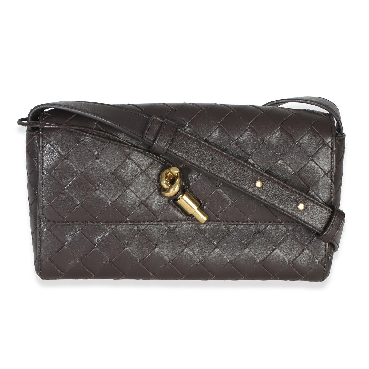 Bottega Veneta Fondant Nappa Intrecciato Andiamo Crossbody Handbag id