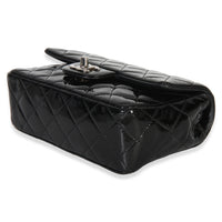 Chanel Black Quilted Patent Mini Rectangular Flap Bag Handbag 6