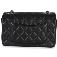 Chanel Black Quilted Lambskin Mini Rectangular Flap Bag Handbag 4