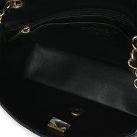 Chanel Black Quilted Lambskin Mini Rectangular Flap Bag Handbag 9