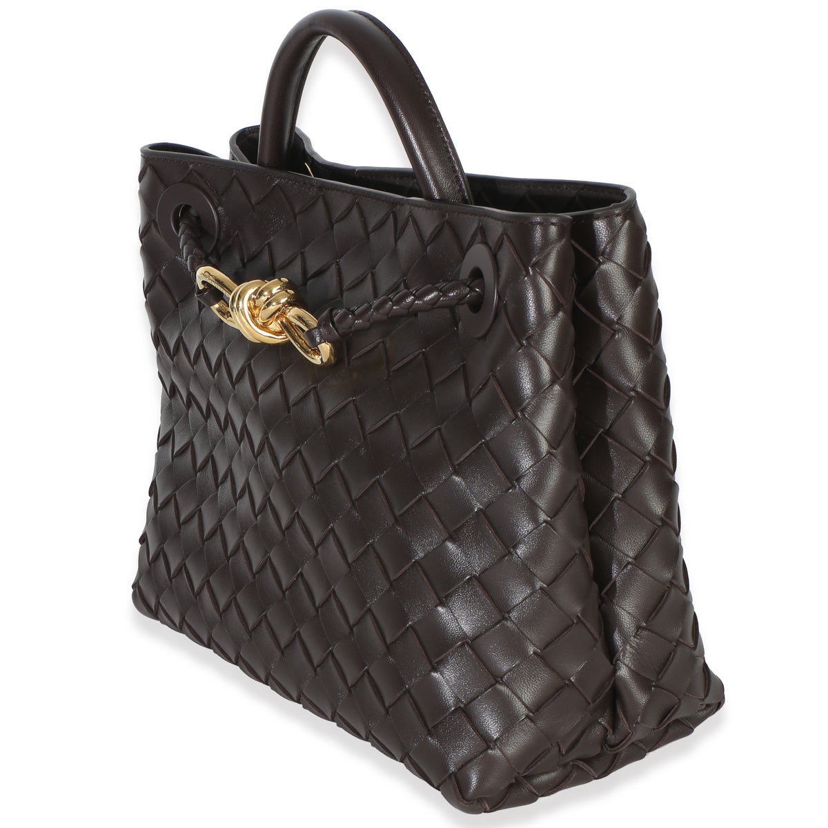 Bottega Veneta Fondant Nappa Intrecciato Small Andiamo Handbag 2