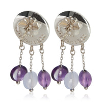 Tiffany & Co. Sterling Silver Amethyst Earrings 3
