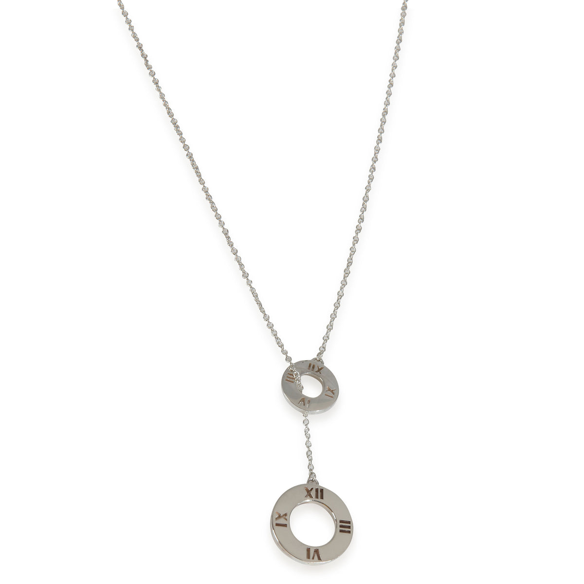 Tiffany & Co. Sterling Silver  Atlas Lariat Necklace fv