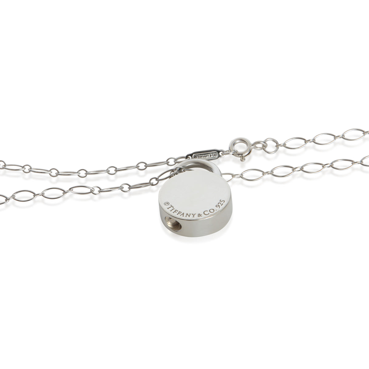 Tiffany & Co. Sterling Silver 1837 Lock Pendant 2
