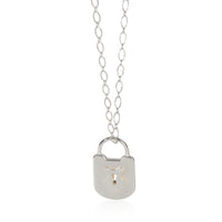 Tiffany & Co. Sterling Silver  Lock Pendant fv