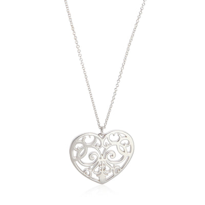 Tiffany & Co. Sterling Silver  Enchant Heart Pendant fv
