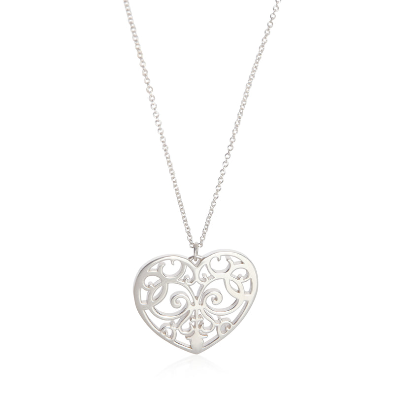 Tiffany & Co. Sterling Silver  Enchant Heart Pendant fv