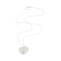 Tiffany & Co. Sterling Silver  Enchant Heart Pendant 3