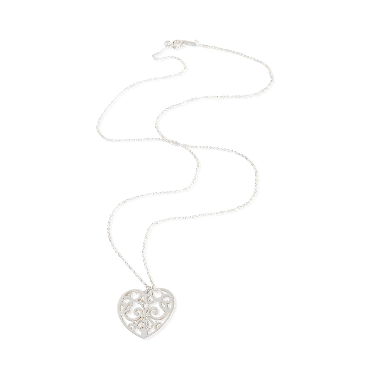 Tiffany & Co. Sterling Silver  Enchant Heart Pendant 3