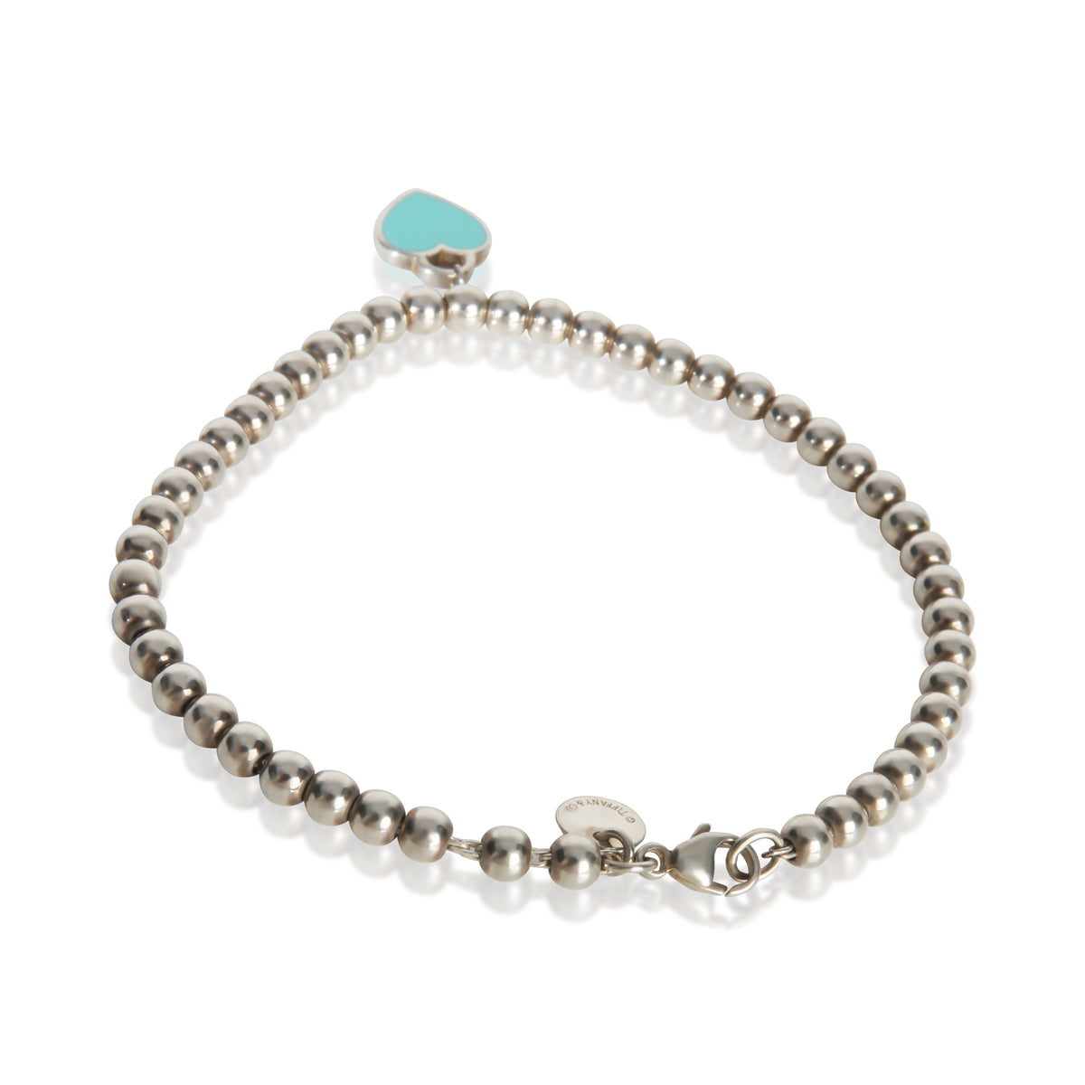 Tiffany & Co. Sterling Silver Diamond Return To Tiffany Bracelet