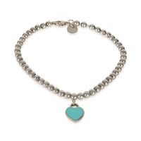 Tiffany & Co. Sterling Silver Diamond Return To Tiffany Bracelet