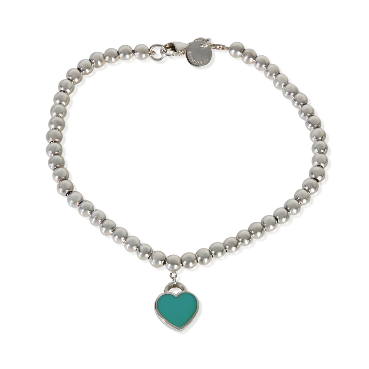 Tiffany & Co. Sterling Silver Diamond Return To Tiffany Bracelet fv