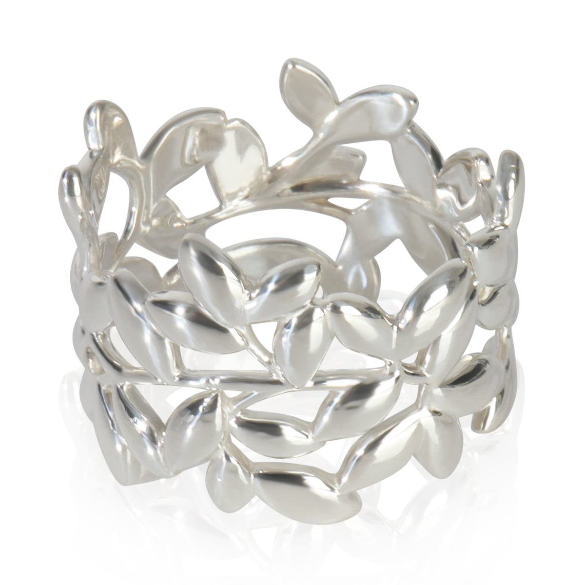 Tiffany & Co. Sterling Silver  Paloma Picasso Olive Leaf Ring