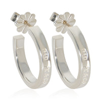 Tiffany & Co. Sterling Silver  Small 1837 Hoop Earrings fv