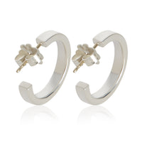 Tiffany & Co. Sterling Silver  Small 1837 Hoop Earrings 3