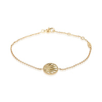Christian Dior Yellow Gold Mother Of Pearl and Onyx Rose Celeste Bracelet fv