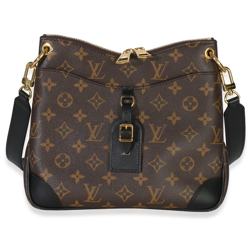 Louis Vuitton Black Monogram Canvas Odeon PM NM Handbag id
