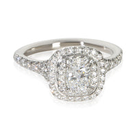 Tiffany & Co. 0.45 ct Cushion Diamond Soleste Engagement Ring fv