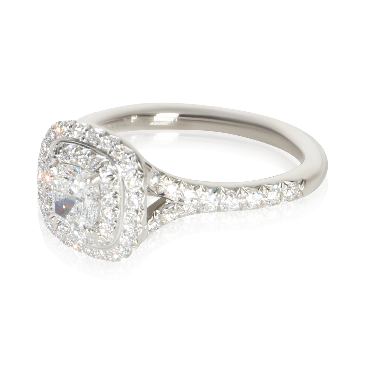 Tiffany & Co. 0.45 ct Cushion Diamond Soleste Engagement Ring 2