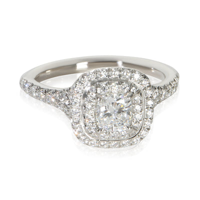 Tiffany & Co. 0.45 ct Cushion Diamond Soleste Engagement Ring fv